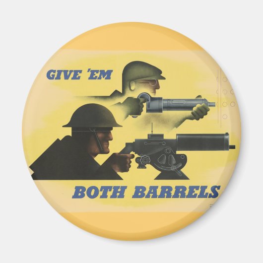 WWII Patriottisch Poster Magneet (Voorkant)