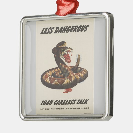 WWII Patriottisch Poster Ornament (Links)