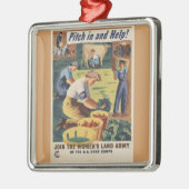 WWII Patriottisch Poster Ornament (Links)