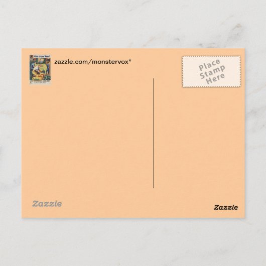 WWII Patriottisch Poster Post Card Briefkaart (Achterkant)