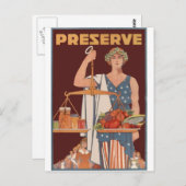 WWII Patriottisme-Posters - tuinbouw en landbouw Briefkaart (Voorkant / Achterkant)