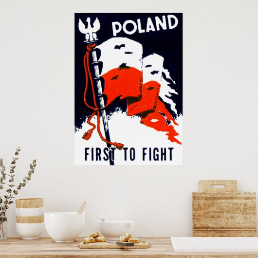 WWII Polen, eerste Poster in de strijd (Keuken)