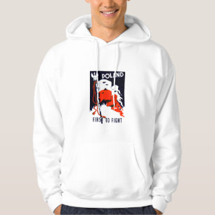 WWII Polen, eerste Poster in de strijd Hoodie