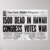 WWII Poster kranten (Voorkant)