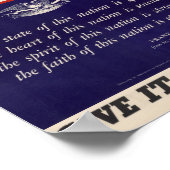 WWII Poster patriottisch Poster (Hoek)