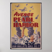WWII poster van de parelhaven (Voorkant)