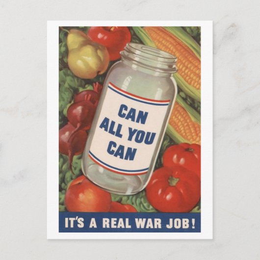 WWII Posters voor patriottisch recht Briefkaart (Voorkant)