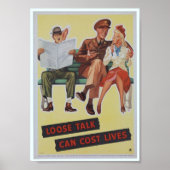 WWII propaganda-poster/oorlogsinspanning Poster (Voorkant)