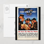 Wwii Recruit1 Briefkaart (Voorkant / Achterkant)