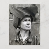 WWII Rosie de Riveter Briefkaart (Voorkant)