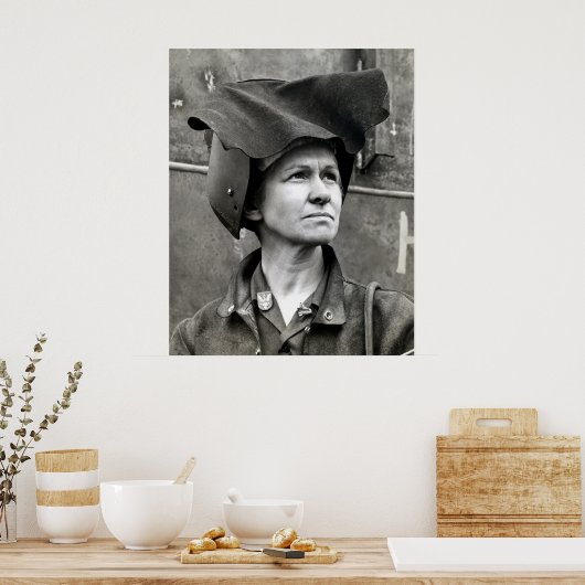 WWII Rosie de Riveter Poster (Keuken)