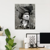 WWII Rosie de Riveter Poster (Thuiskantoor)