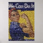 WWII Rosie de Riviter montage Poster (Voorkant)