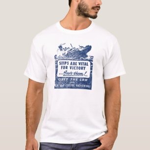 WWII-schepen zijn cruciaal voor de overwinning T-shirt