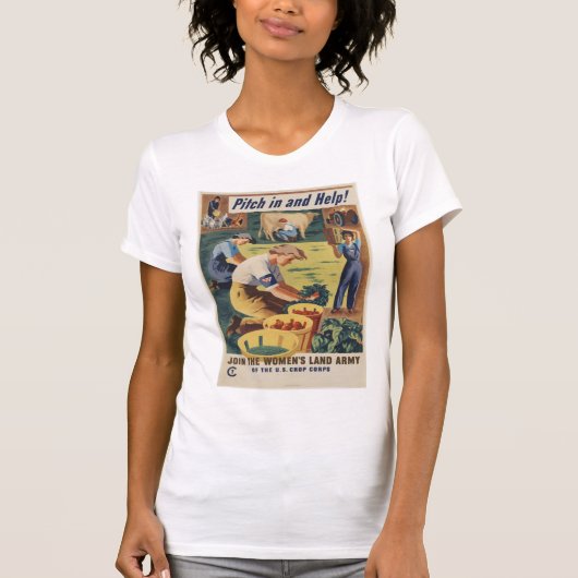 WWII Shirt patriottisch Poster (Voorkant)