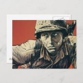 WWII Soldaat Briefkaart (Voorkant / Achterkant)