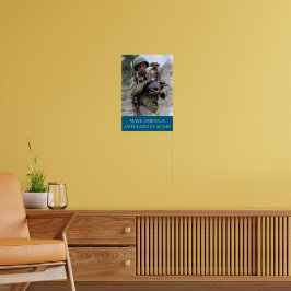 WWII-soldaat met puppy MAAFA Poster