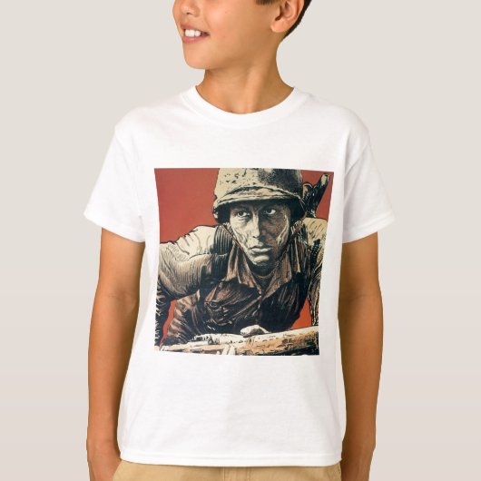 WWII Soldaat T-shirt (Voorkant)