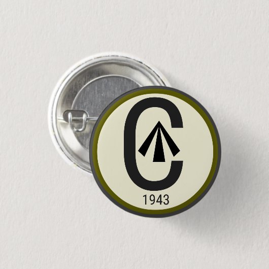 wwII Spearhead logo Canada Ronde Button 3,2 Cm (Voorkant /achterkant)