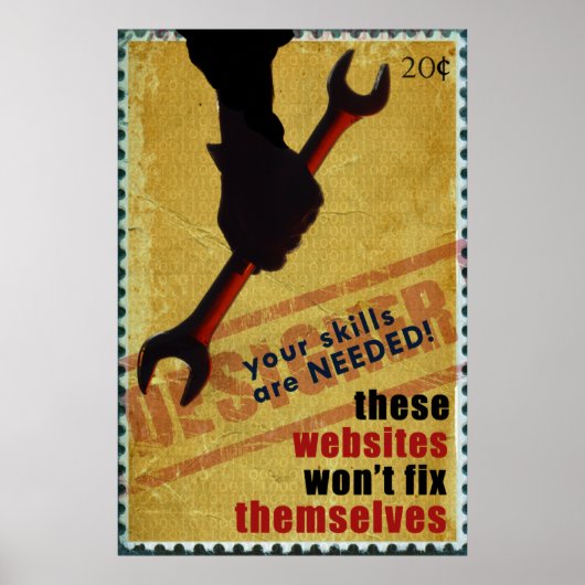 WWII-Stijlontwerper Poster (Voorkant)