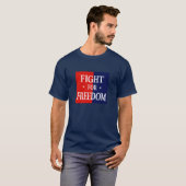 WWII Strijd voor Vrijheid T-shirt (Voorkant volledig)