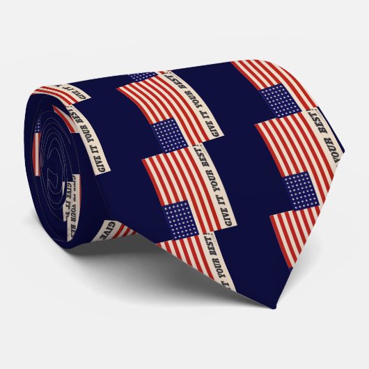 WWII Stropdas patriottisch Poster (Opgerold)