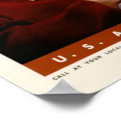 WWII-symbool voor het levensmiddelenkorps Poster (Hoek)