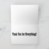 "WWII Tank" Dank je kaart (Binnen)