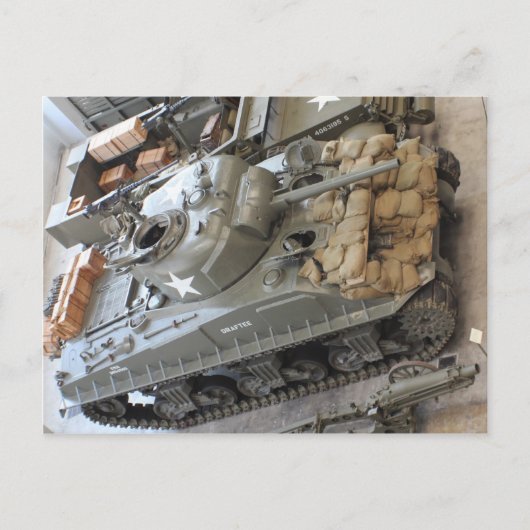WWII Tanks Briefkaart (Voorkant)