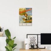 WWII Terug naar de aanval Poster (Thuiskantoor)