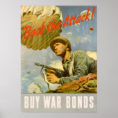 WWII Terug naar de aanval Poster (Voorkant)