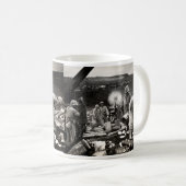 WWII US Marines on Iwo Jima Koffiemok (Voorkant rechts)