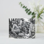 WWII US Marines on Peleliu Briefkaart (Staand voorkant)