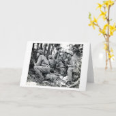 WWII US Marines on Peleliu Kaart (Gele Bloem)