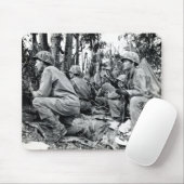 WWII US Marines on Peleliu Muismat (Met muis)