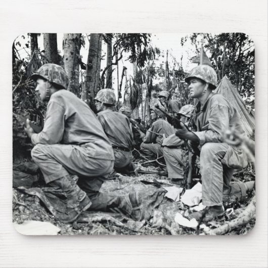 WWII US Marines on Peleliu Muismat (Voorkant)