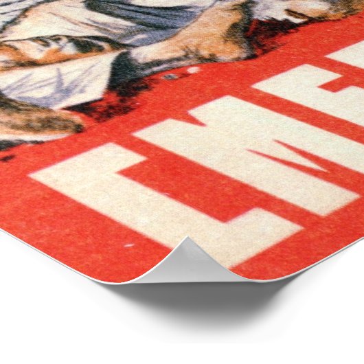 WWII USSR Sovjet Propaganda 1942 Poster (Hoek)