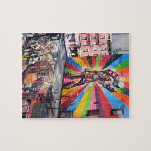 WWII V-J Day Kiss Sailor Nurse Iconic Wall Mural Legpuzzel (Horizontaal)