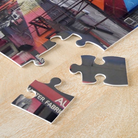 WWII V-J Day Kiss Sailor Nurse Iconic Wall Mural Legpuzzel (Zijkant)