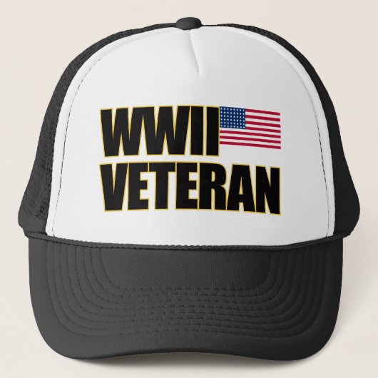 WWII Veteraan Trucker Pet (Voorkant)