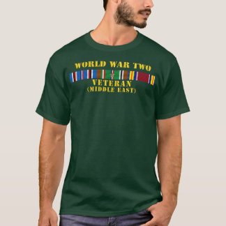 WWII Veteraan w MIDDEN SVC T-shirt