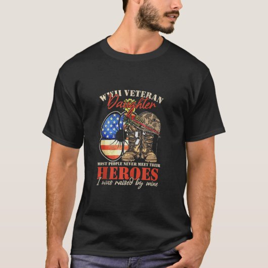 Wwii Veteran Dochter De meeste mensen ontmoeten el T-shirt (Voorkant)