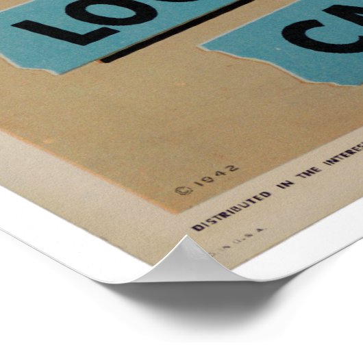 WWII Vintage Poster (Hoek)