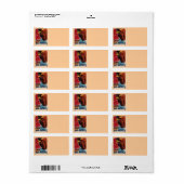 WWII Vintage Poster Adres Etiket (Full Sheet)