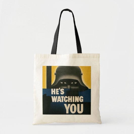 WWII Vintage Poster Bag Tote Bag (Voorkant)