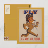 WWII Vintage Poster Briefkaart (Voorkant / Achterkant)