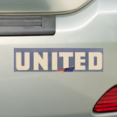 WWII Vintage Poster Bumpersticker (Op auto)