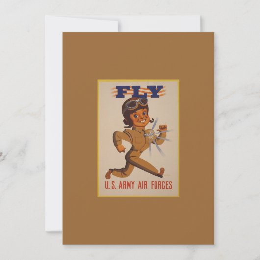 WWII Vintage Poster Kaart (Voorkant)