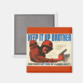WWII Vintage Poster Magnet (Voorkant / Achterkant)