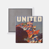 WWII Vintage Poster Magnet (Voorkant / Achterkant)